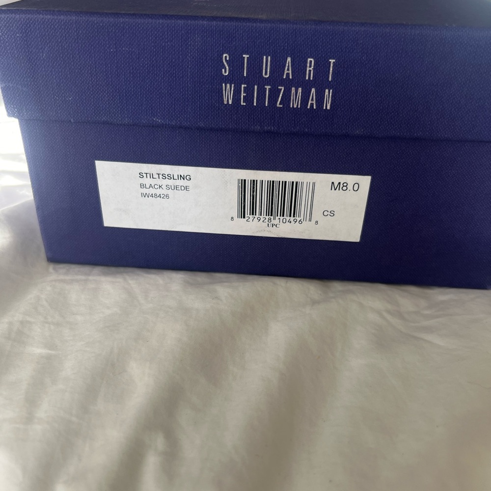 Gently used Stuart Weitzman sling back platform pumps
